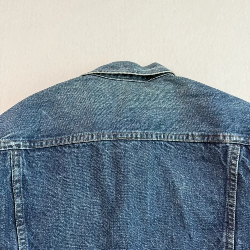 Vintage Dakota by Five Brother Denim Jean Trucker Jacket Dark Wash Made in USA